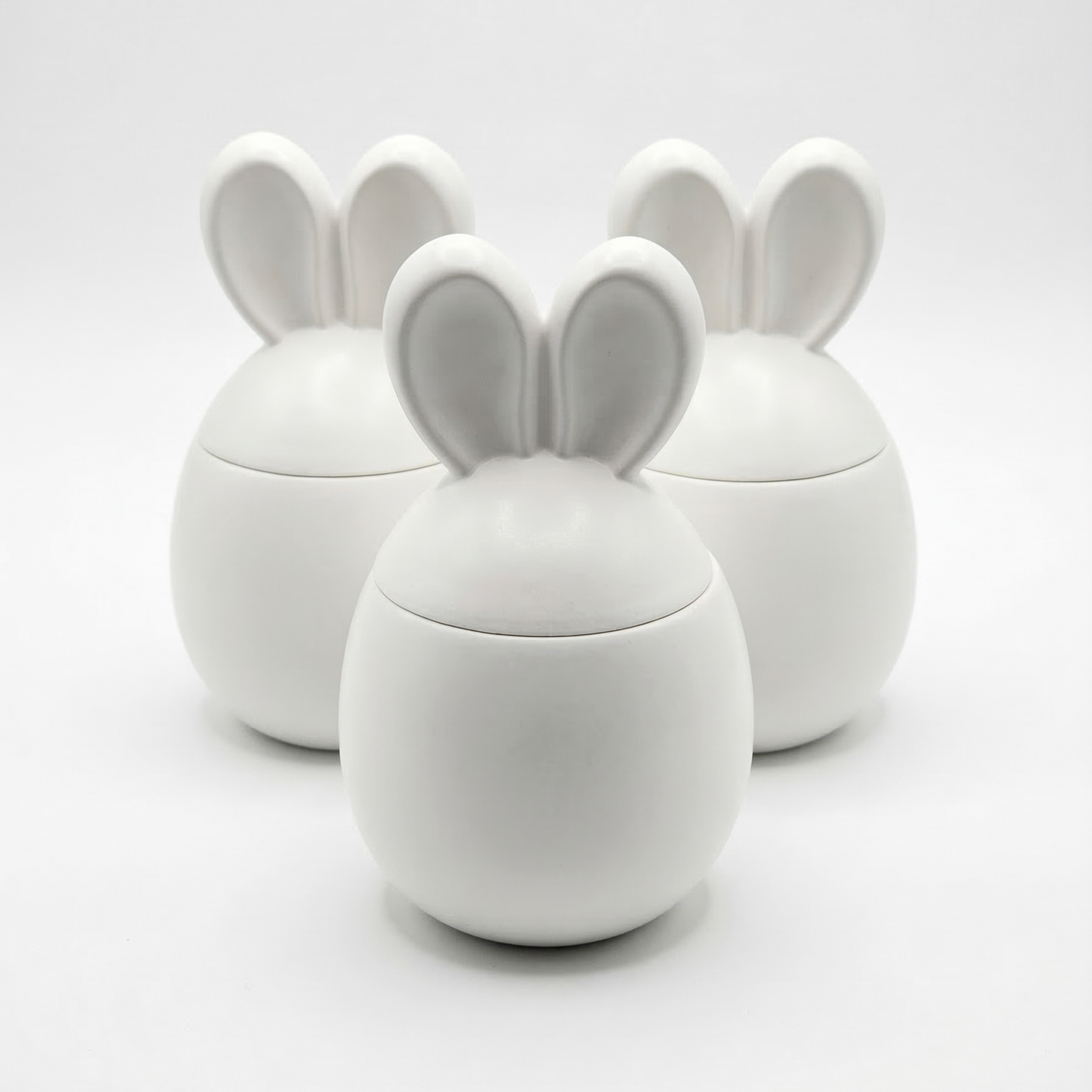 Bougie Drobec - Blanche / Prune, Rhubarbe