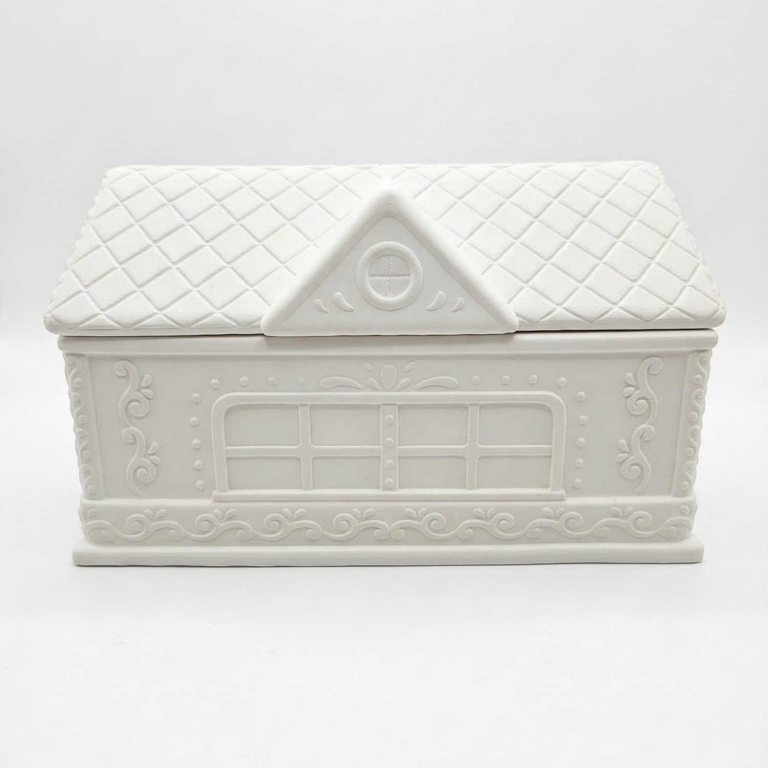 Bougie Grande Maison - Blanche / Jardin Fleuri