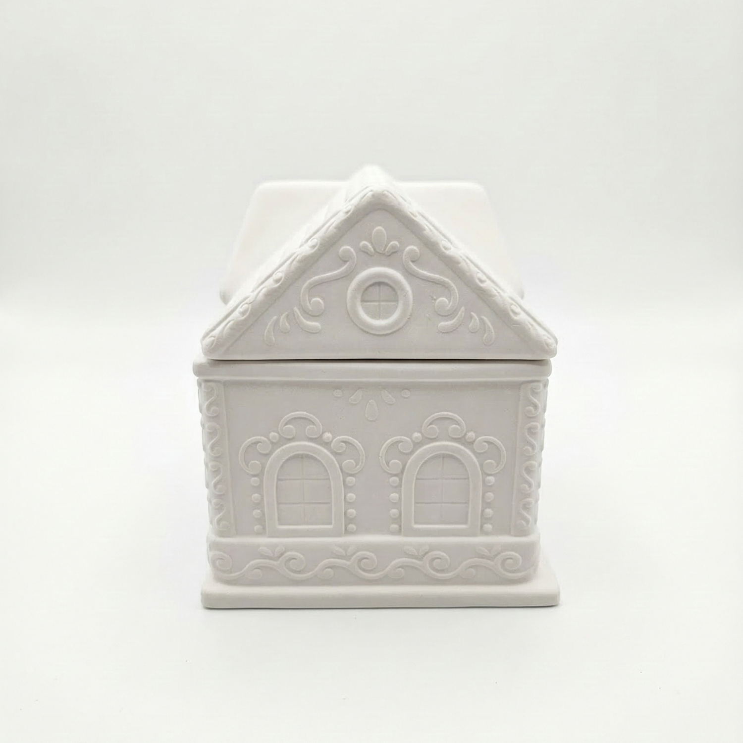 Bougie Grande Maison - Blanche / Jardin Fleuri