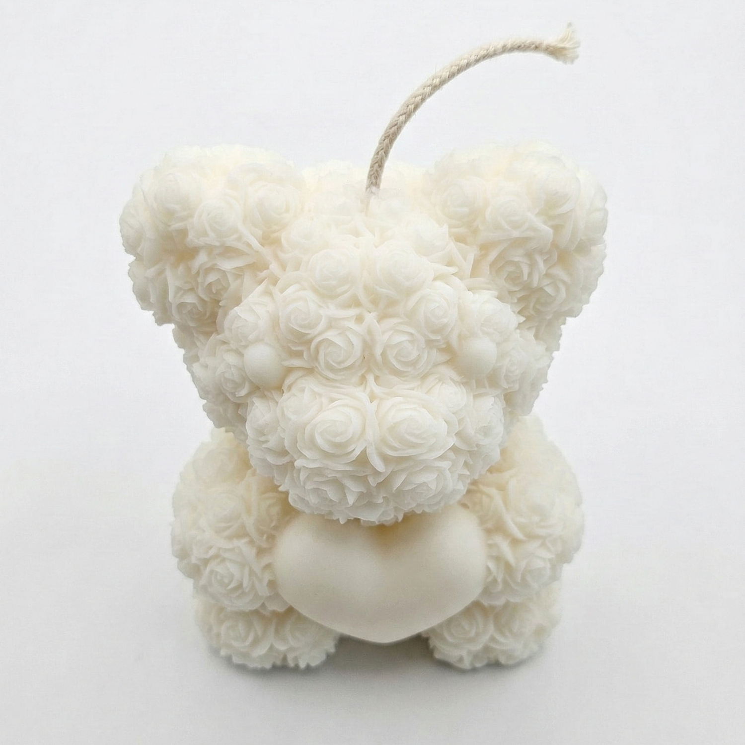 Bougie Mini Ourson - Blanc / Noix de coco