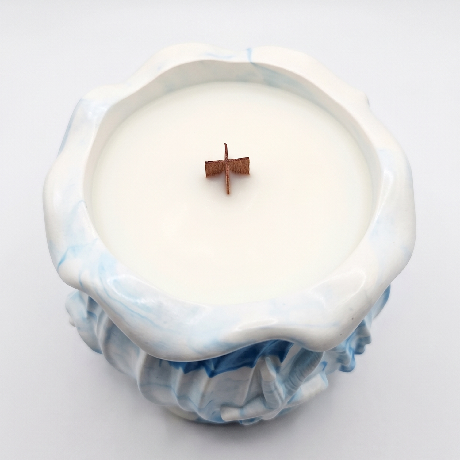 Bougie Océan - Blanc / Eucalyptus, Camphre