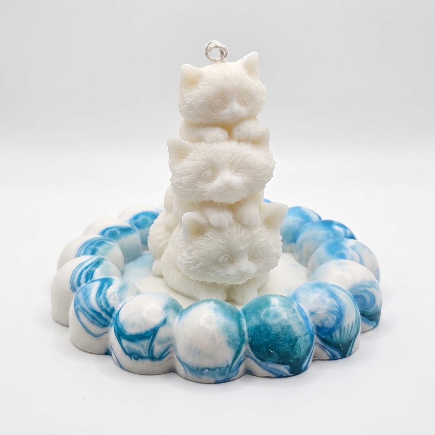 Plateau design Bulle - Blanc / Bleu