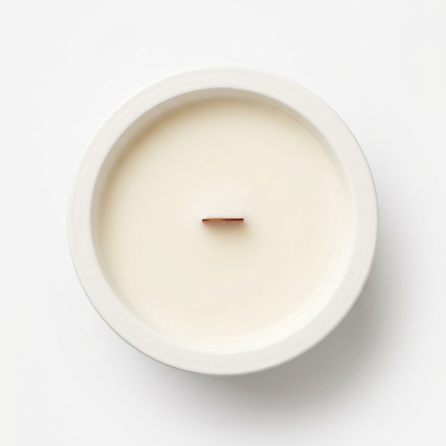 Bougie Christmas Bauble Elegance - Blanche / Or / Magie d'hiver