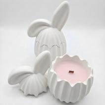 Bougie Mini Oreille - Blanc / Pamplemousse, Pomelo