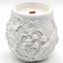 Bougie Convallaria - Blanc / Lait, Miel