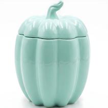 Bougie Citrouille - Turquoise / Noisette, Chocolat / XL
