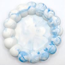Plateau design Bulle - Blanc / Bleu