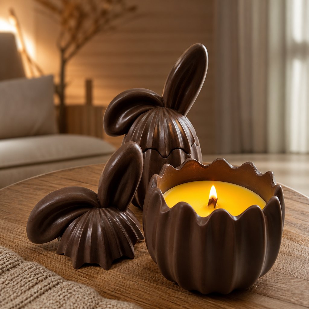 Bougie Choco Uško - Marron / Vanille