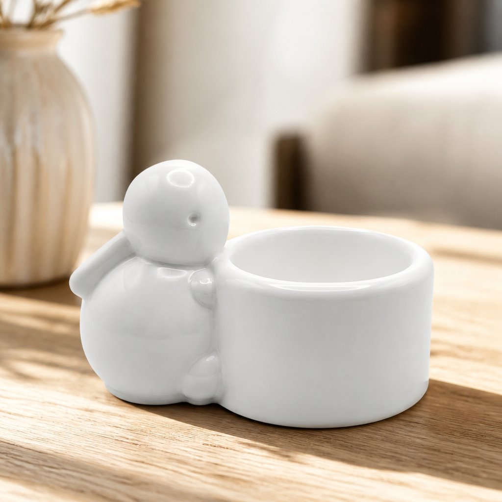 Bougie Multifonction Lapin - Blanc